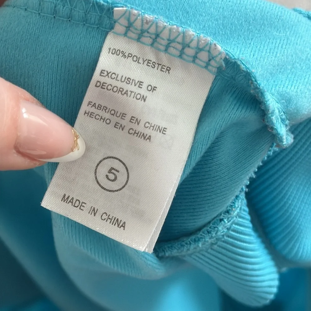 Nike Kids Blue and Pink Zip Up Jacket - Size 5T - Picture 5 of 5